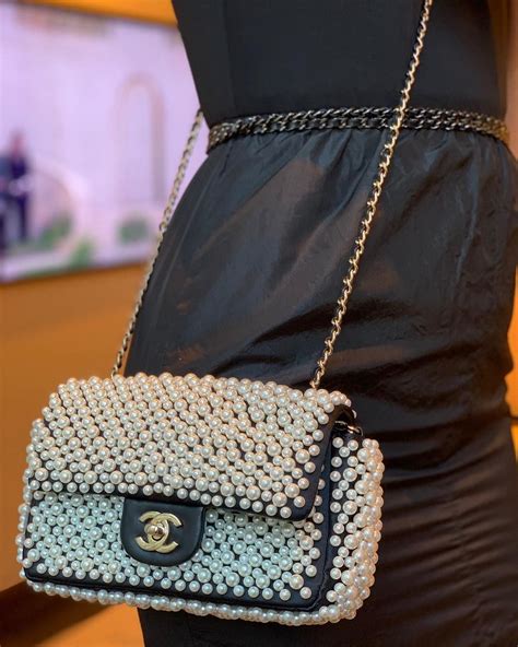 chanel pearl strap bag|dust bag for chanel handbag.